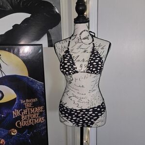 Black and White Polka Dot Bikini